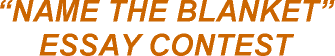 Name The Blanket Essay Contest